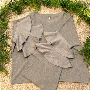 Bell sleeve crop top